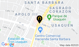 Mapa de Casa Comercial Santa Fe en Bogotá D.C