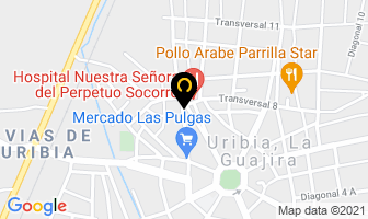 Mapa de Casa Cuari en Uribia