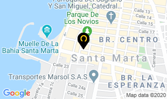 Mapa de Casa Dasaa Boutique en Santa Marta