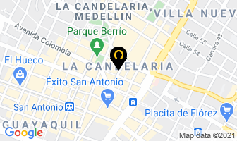 Mapa de Casa De Bodas en Medellín
