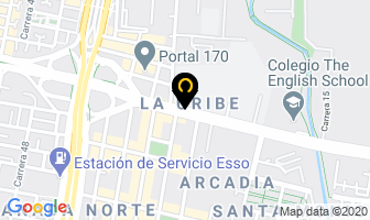 Mapa de Casa De Ejercicios Cristo Rey en Bogotá D.C