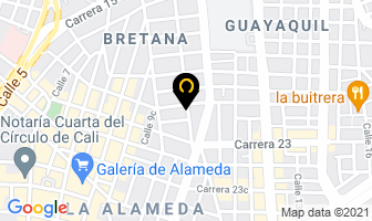 Mapa de Casa De Eventos Grimaldi en Cali