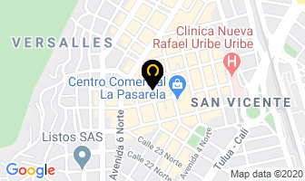 Mapa de Casa De Eventos Los Almendros Ltda. en Cali