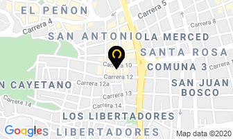 Mapa de Casa De Eventos Lucimar en Cali
