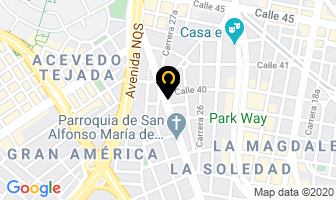Mapa de Casa De Eventos Raphael en Bogotá D.C