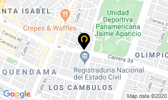 Mapa de Casa De Eventos Victoria en Cali