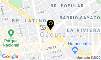Mapa de Casa De Funerales La Esperanza en Cúcuta