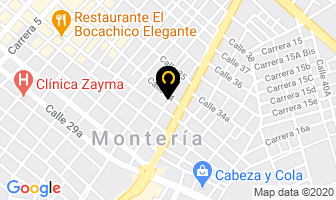 Mapa de Casa De Funerales La Hermita en Montería