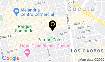 Mapa de Casa De Funerales Rincon en Cúcuta