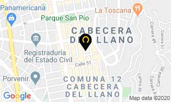 Mapa de Casa De La Corbata en Bucaramanga