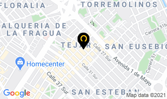 Mapa de Casa De La Madera en Bogotá D.C
