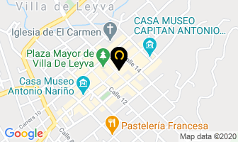 Mapa de Casa de Los Fundadores en Villa de Leyva