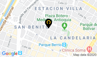 Mapa de Casa De Papel en Medellín