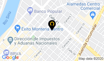 Mapa de Casa Del Niño en Montería