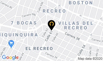 Mapa de Casa Del Ozono Ltda. en Barranquilla