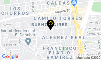 Mapa de Casa Del Vidrio Cali en Cali