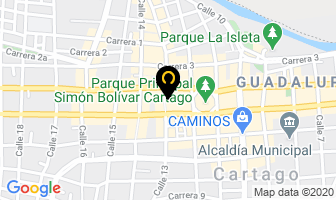 Mapa de Casa Del Virrey en Cartago