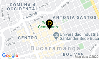 Mapa de Casa Electronica Korea en Bucaramanga