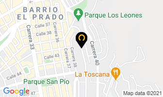 Mapa de Casa Floral en Bucaramanga