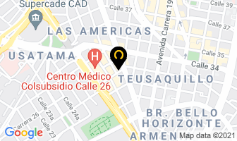 Mapa de Casa Gráfica Limitada en Bogotá D.C