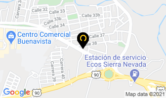 Mapa de Casa Grande en Santa Marta
