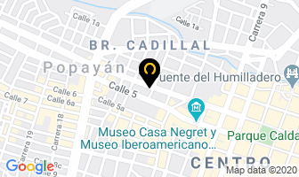 Mapa de Casa Gres & Riego en Popayán