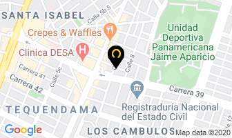 Mapa de Casa Hogar Años De Cristal en Cali