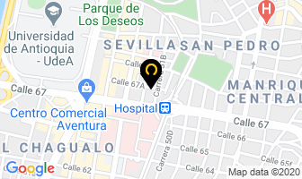 Mapa de Casa Hogar El Encuentro en Medellín