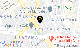 Mapa de Casa Hotel El Dorado en Bogotá D.C