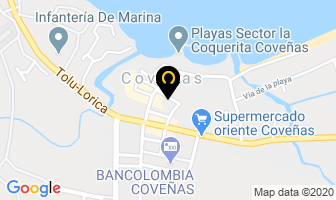 Mapa de Casa-Hotel Maranello en Coveñas