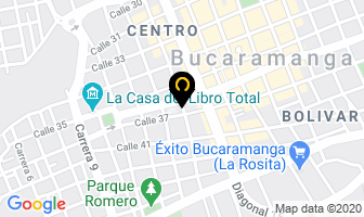 Mapa de Casa Impresora en Bucaramanga