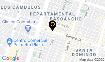 Mapa de Casa Juliany's en Cali