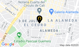 Mapa de Casa Latina en Cali