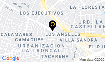Mapa de Casa Lux en Cartagena