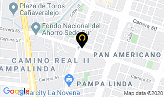 Mapa de Casa Marce en Cali