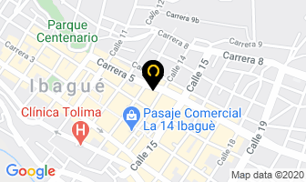 Mapa de Casa Márquez en Ibagué