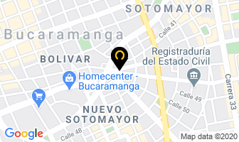 Mapa de Casa Mazda en Bucaramanga