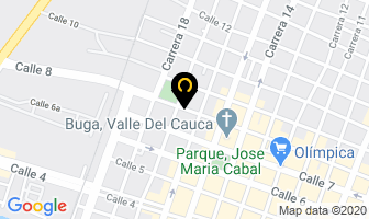 Mapa de Casa Médica Buga en Guadalajara de Buga