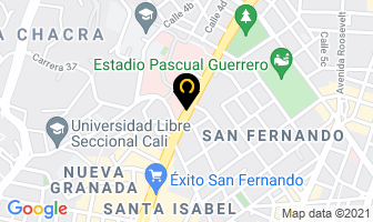 Mapa de Casa Medica O&T en Cali