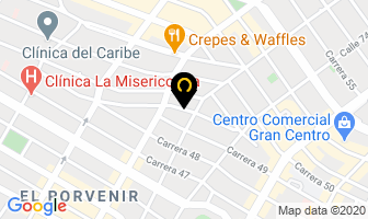 Mapa de Casa Médica Vidas en Barranquilla