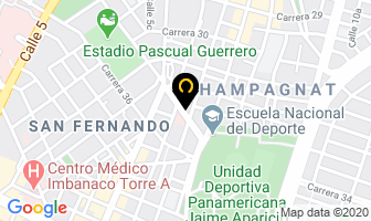 Mapa de Casa Medica Y Ortopedica en Cali