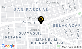 Mapa de Casa Motos en Cali
