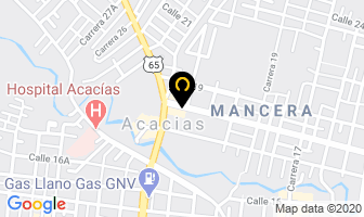 Mapa de Casa Munar Hotel en Acacias