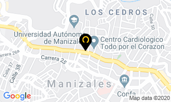 Mapa de Casa Ortopédica en Manizales
