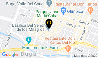 Mapa de Casa Ortopédica en Buga