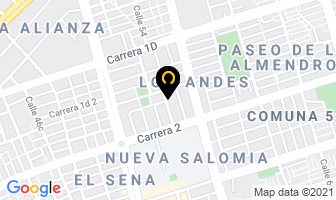 Mapa de Casa Otun Comercializadora en Cali