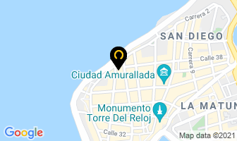 Mapa de Casa Peter Ltda. en Cartagena