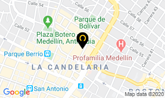 Mapa de Casa Plankton en Medellín