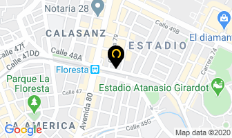 Mapa de Casa Portefino en Medellín