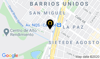 Mapa de Casa Quinta La Fumarola en Bogotá D.C